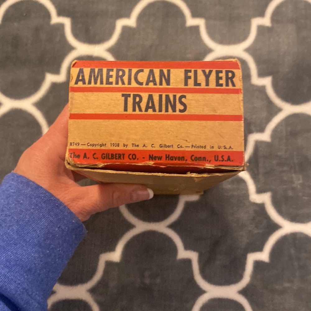 Pre-War O gauge American Flyer 3019/230 dump car and original box - Picture 14 of 15